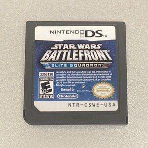 Nintendo Black Star Wars Battlefront Elite Squadron Game